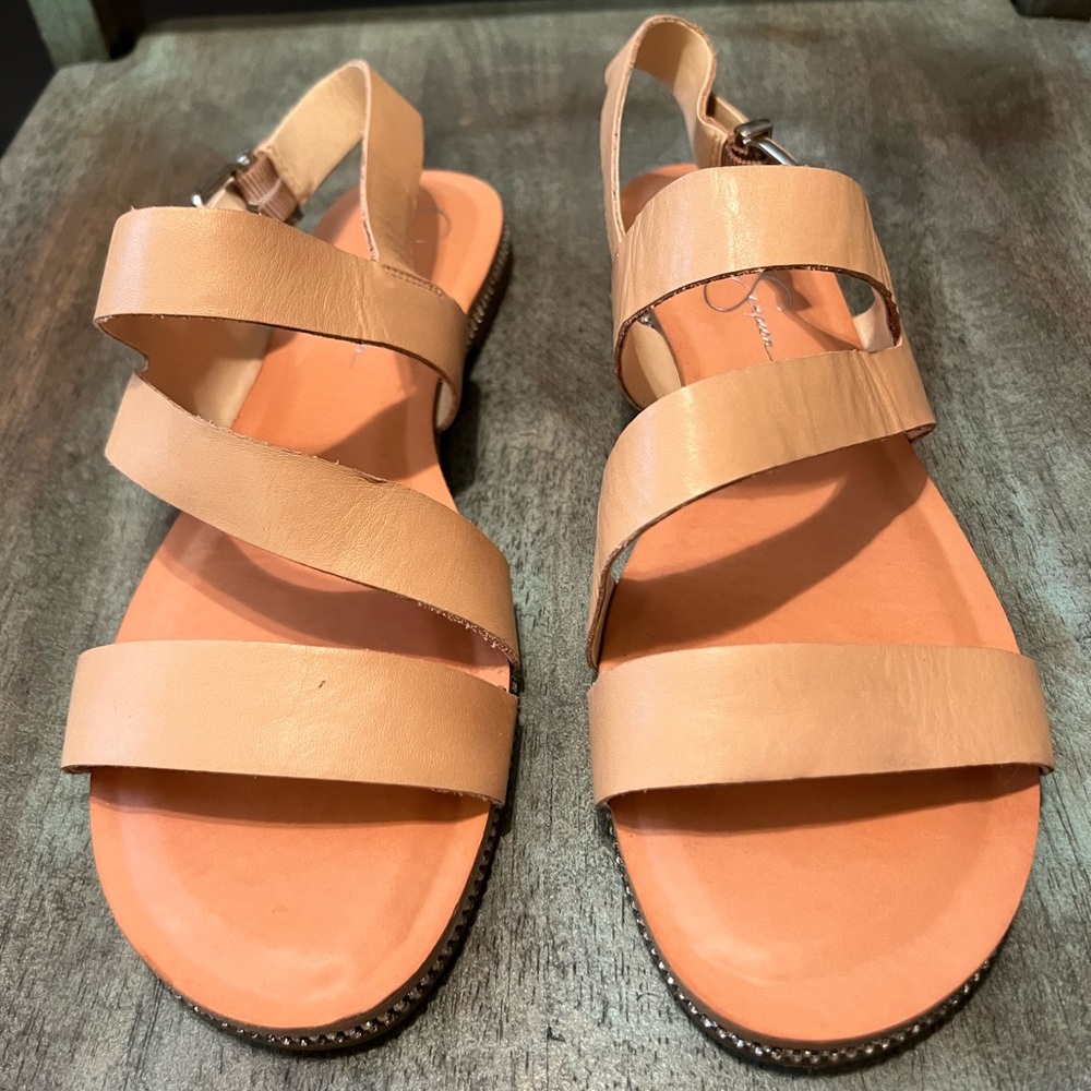 Jessica Simpson Jeweled Flat Sandal - Size 9